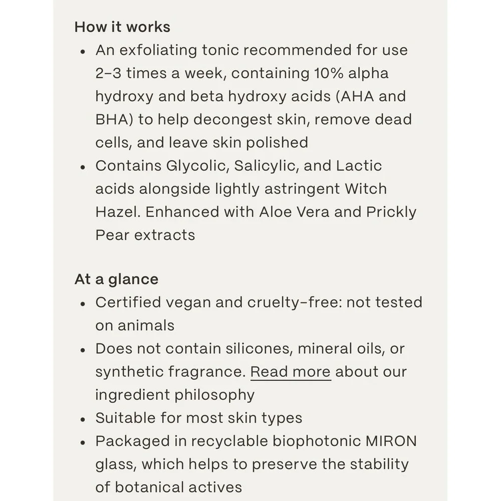 TwentyNine Palms Mesa Mystic Facial Exfoliating Solution 3.4oz New‎ ($60 Ret)